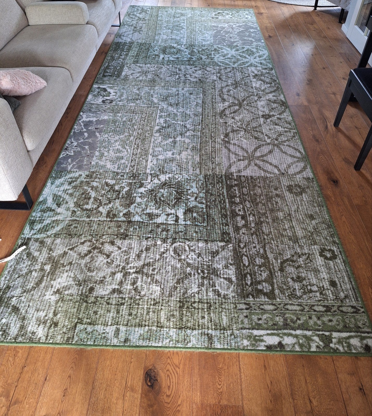 Vintage Desso vloerkleed 7322-643 - 4.50m x 1.70m, Ophalen, Vintage, Modern, Patchwork, 200 cm of meer, Zo goed als nieuw