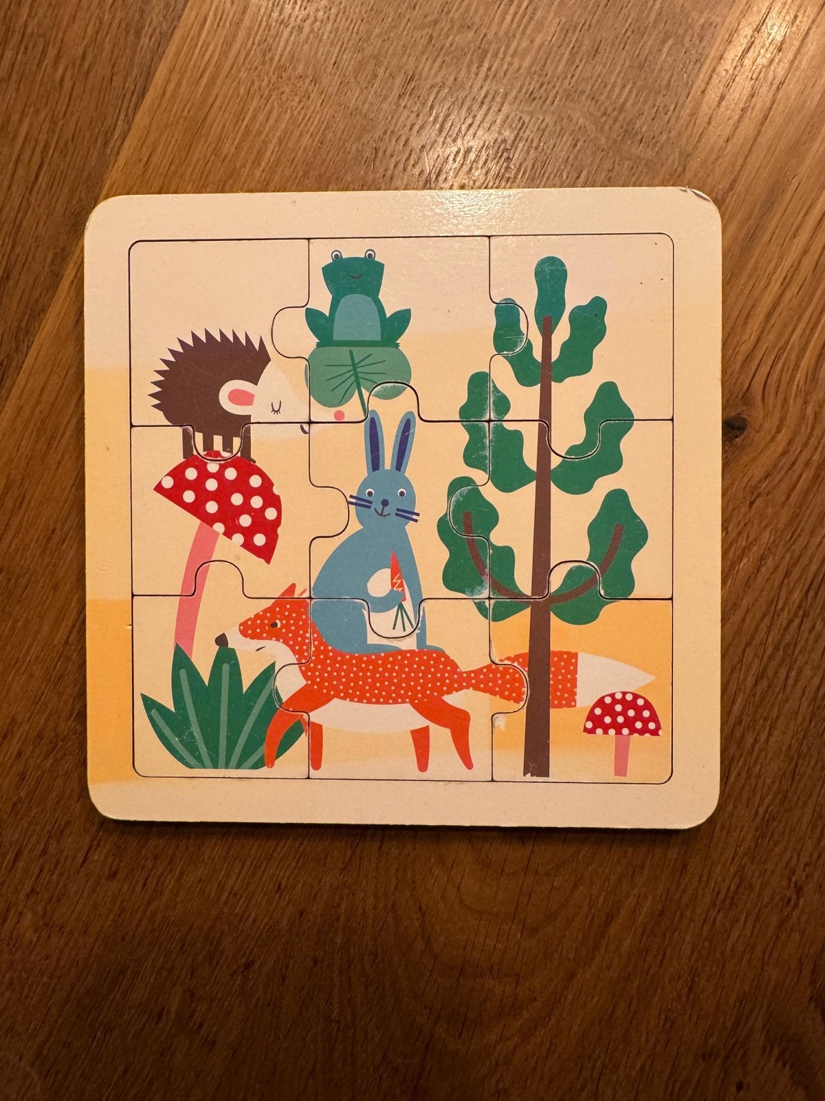 Houten dierenpuzzel voor kinderen, 2 tot 4 jaar, Gebruikt, Ophalen of Verzenden, Van hout