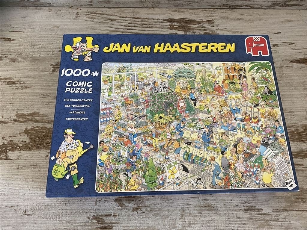 jan van haasteren - het tuincentrum 1000 stuks [s2017], Verzenden, 500 t/m 1500 stukjes, Zo goed als nieuw