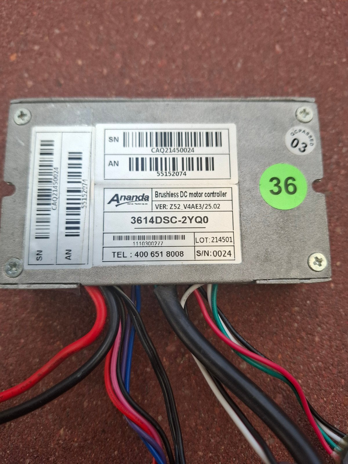 Batavus Sparta controller, Ophalen