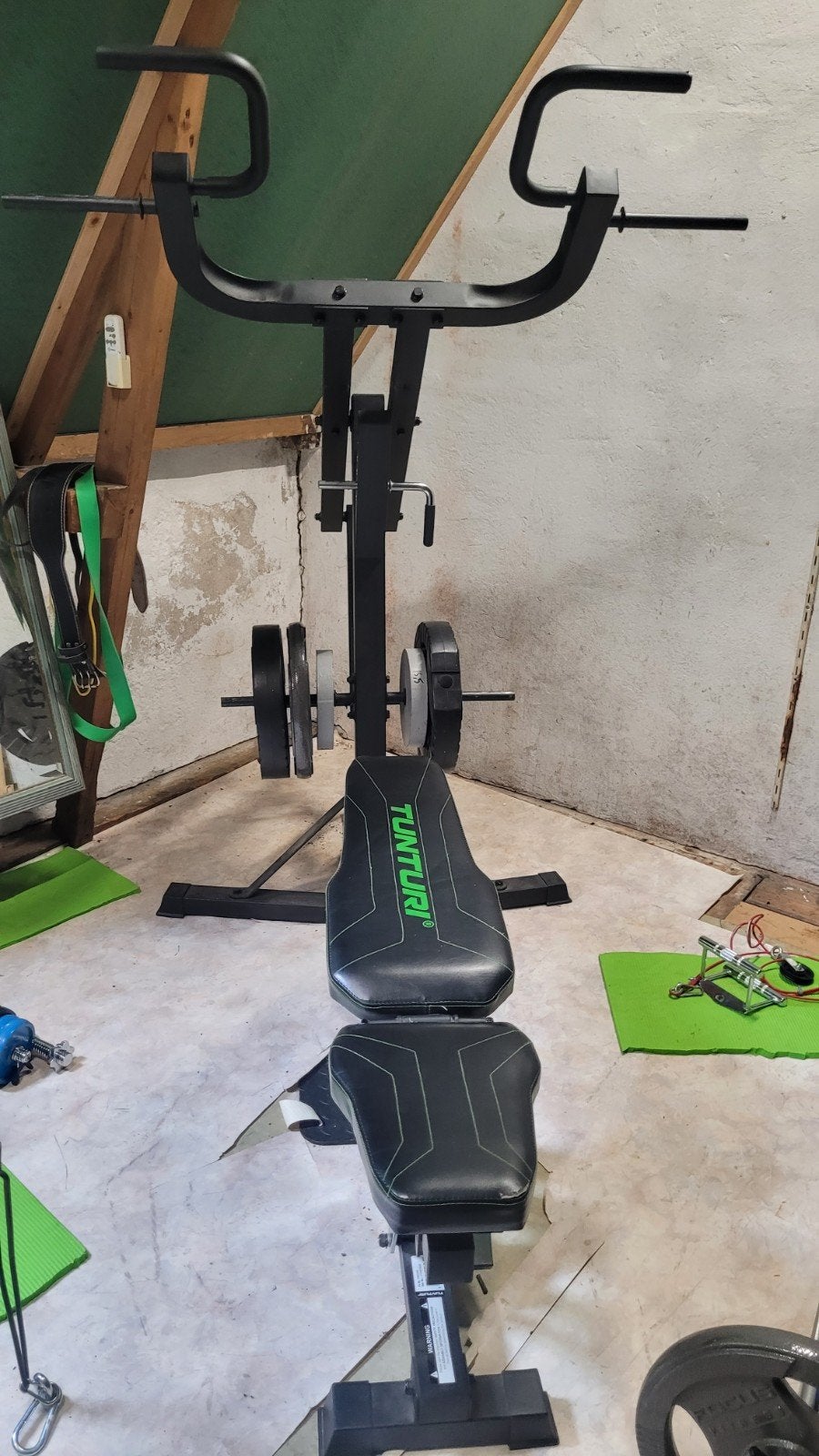 Tunturi WT80 Leverage Gym Krachtstation homegym fitness bank, Ophalen, Gebruikt, Borst, Krachtstation