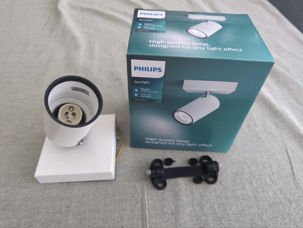 Philips Kosipo wit spot, Ophalen of Verzenden, Nieuw, Metaal of Aluminium, Plafondspot of Wandspot
