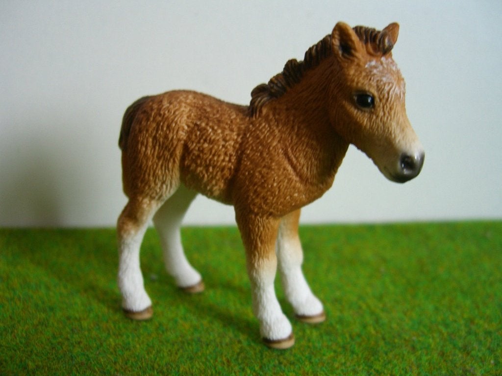 Schleich 13691 dartmoor veulen, dierfiguur, Verzenden, Zo goed als nieuw, Paard, Beeldje of Figuurtje