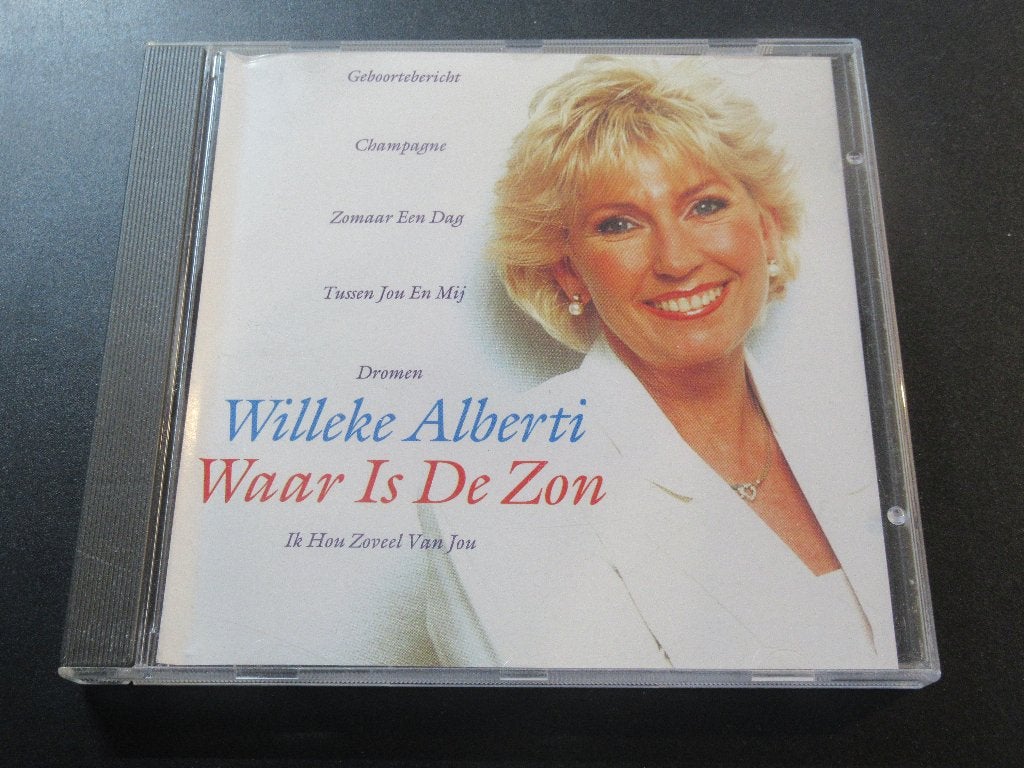 CD Willeke Alberti - Waar is de zon, Verzenden, Gebruikt, Levenslied of Smartlap