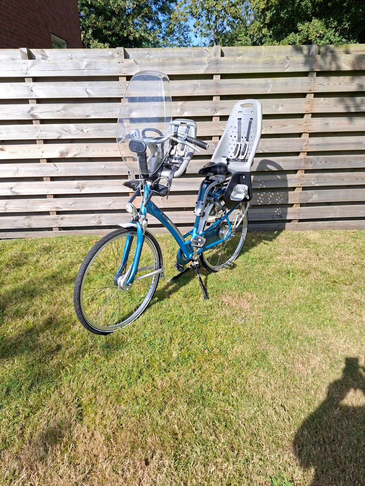 Batavus damesfiets met Yepp kinderzitjes en windscherm, Ophalen, Gebruikt, Versnellingen, Batavus