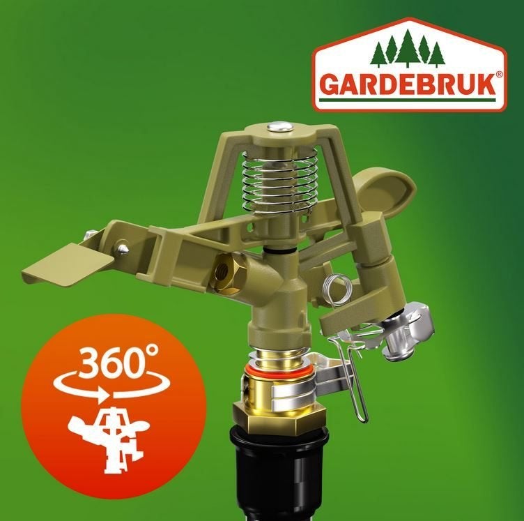 Tuinsproeier gazonsproeier RVS 63-120cm 450m² GRATIS BEZORGD, Sectorsproeier, Verzenden, Nieuw, Nvt