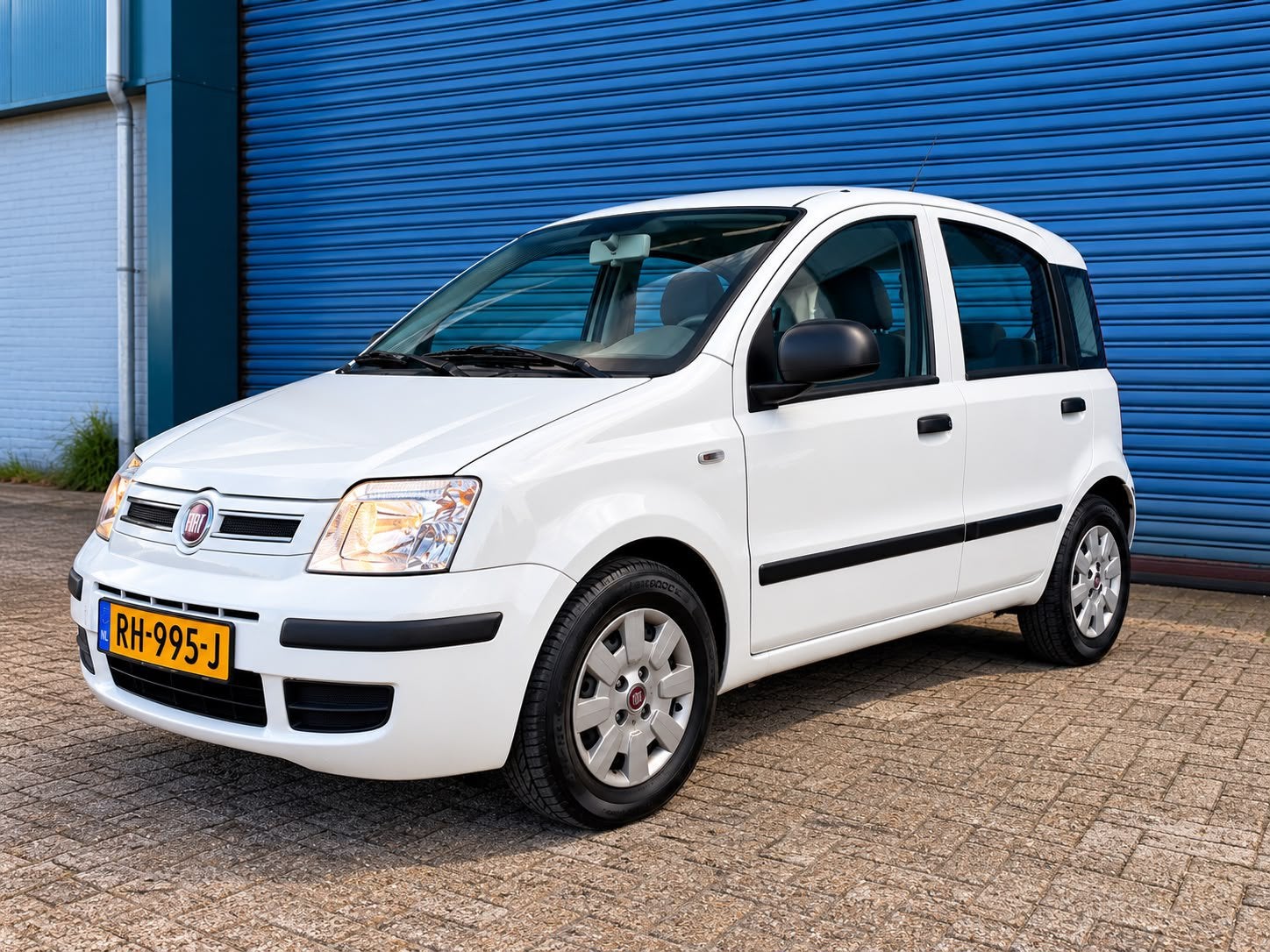 Fiat Panda 1.2 44KW 60PK 2010 Wit airco, Auto's, Voorwielaandrijving, 1242 cc, Wit, Handgeschakeld