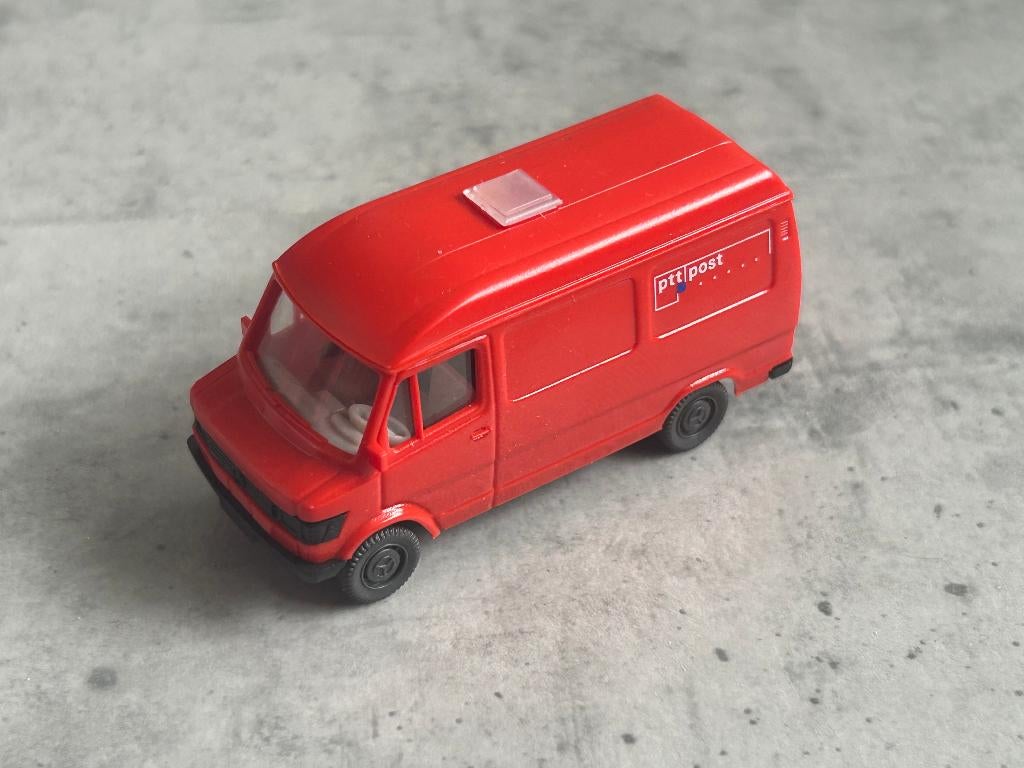 Wiking 1:87 Mercedes PTT Post, Ophalen of Verzenden, Zo goed als nieuw, Bus of Vrachtwagen, Wiking
