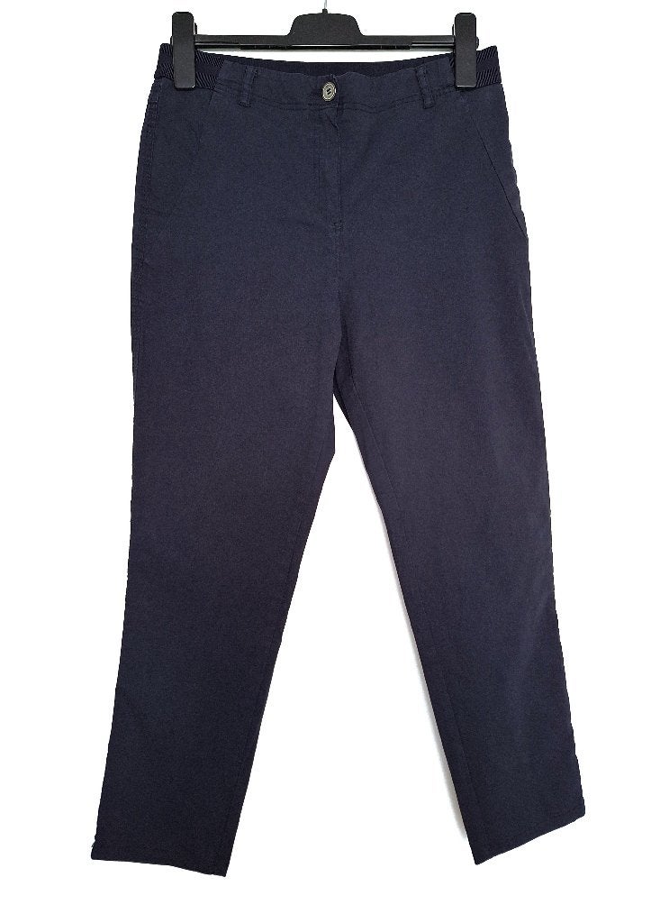 NU 5,00 -Blauwe broek -PAPRIKA -elastiek in taille Mt M, Maat 38/40 (M), Blauw, Ophalen of Verzenden, Zo goed als nieuw