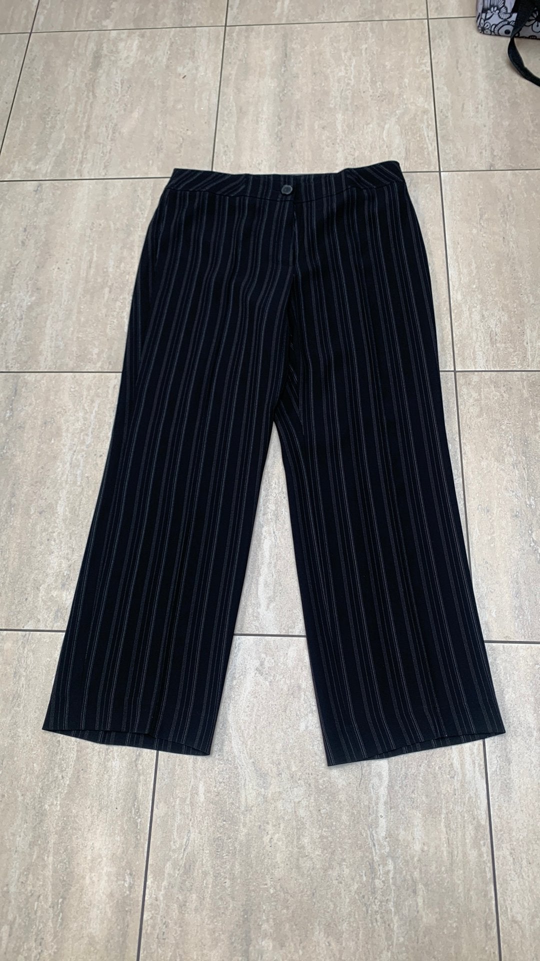 zwart gestreepte Gerry Weber  broek - Maat46, Zwart, Maat 46/48 (XL) of groter, Ophalen of Verzenden, Zo goed als nieuw