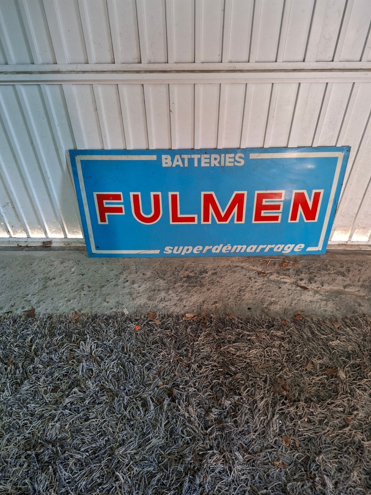 reclamebord Fulmen accu's - jaren '60, Ophalen of Verzenden