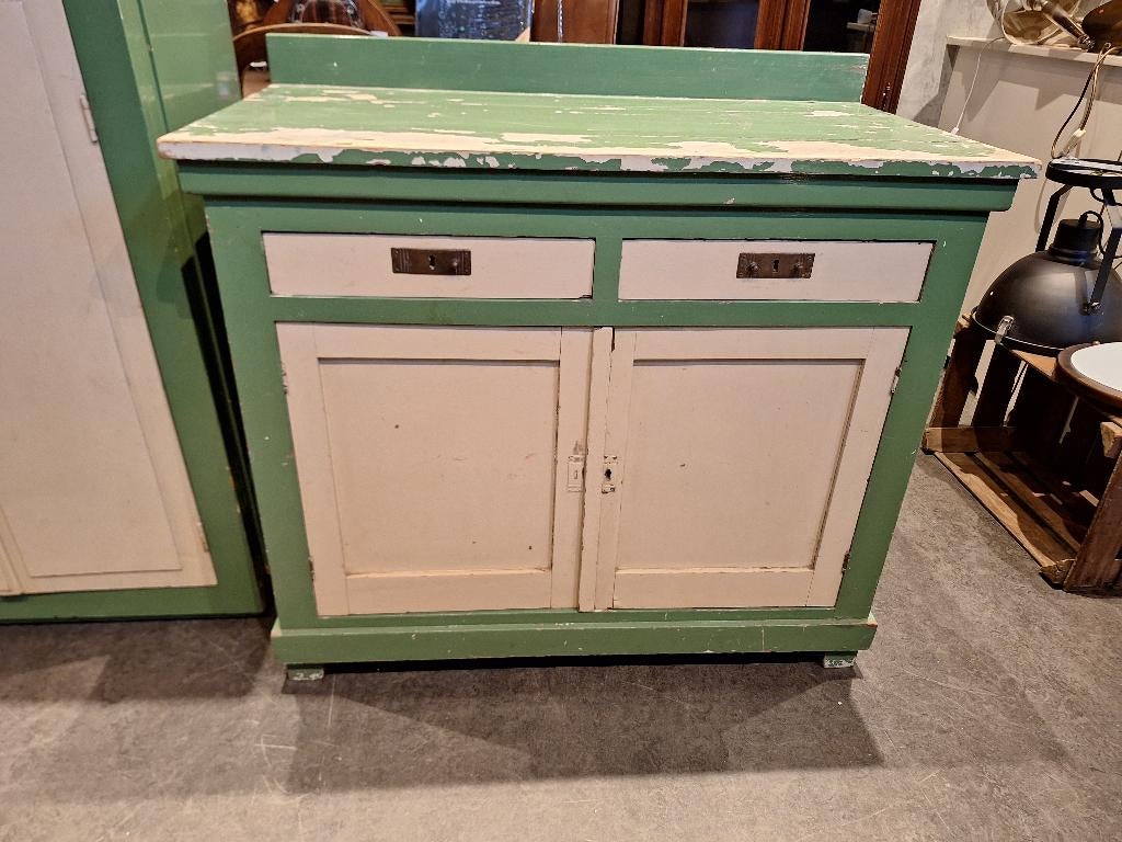Toffe wandkast / commode kast brocante, Ophalen