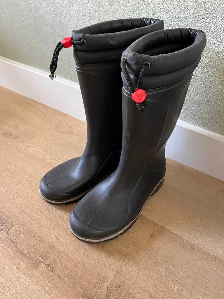Gevoerde dunlop regenlaarzen, Zwart, Ophalen of Verzenden, Regenlaarzen, Gedragen