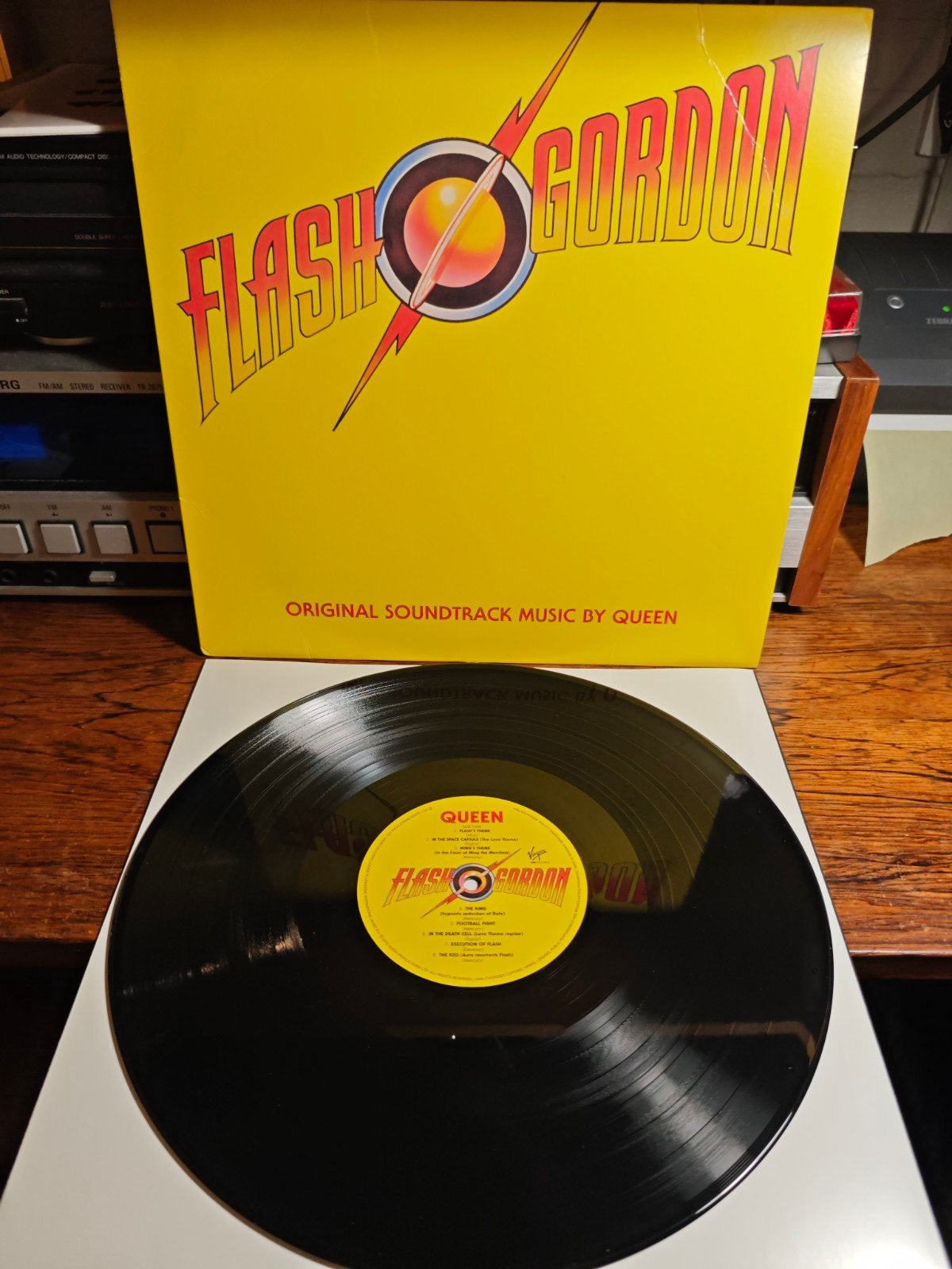 Queen - Flash Gordon Soundtrack LP (1980), Cd's en Dvd's, Ophalen of Verzenden, Gebruikt, 12 inch, LP