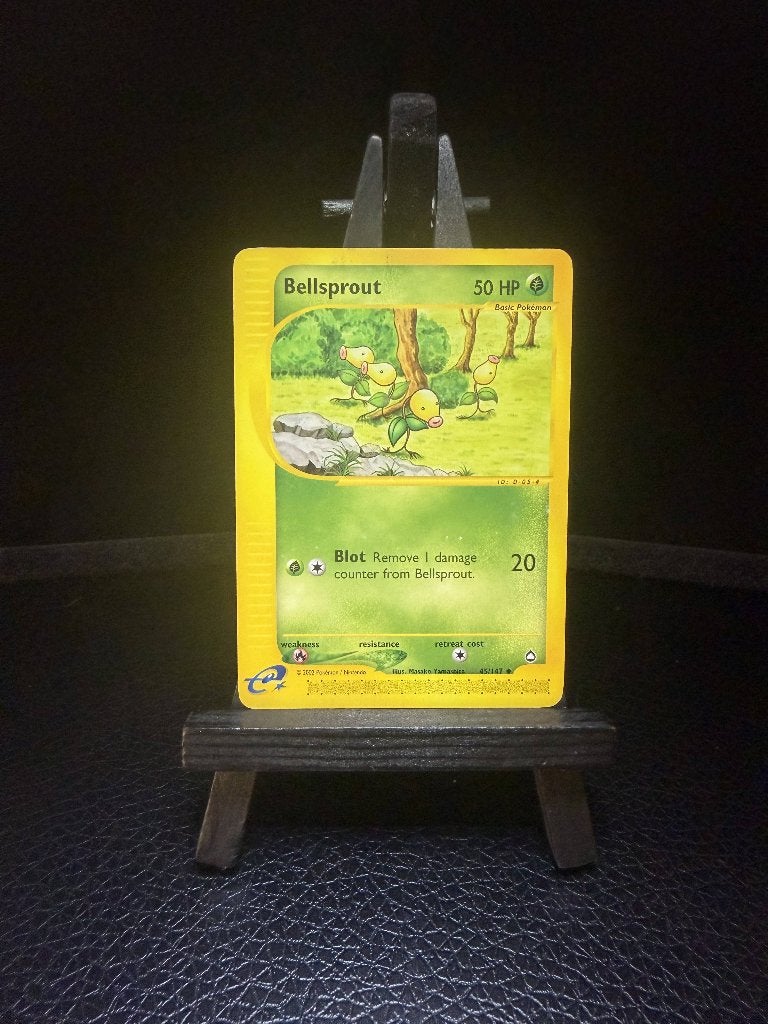 Bellsprout 045/147 Aquapolis EX Pokemon Kaart, Ophalen of Verzenden, Zo goed als nieuw, Losse kaart