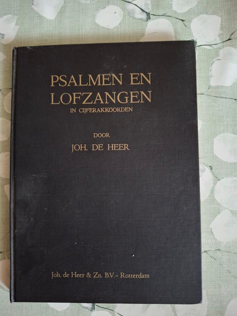 Psalmen in cijferakkoorden  Joh de Heer, Ophalen of Verzenden, Gelezen, Artiest