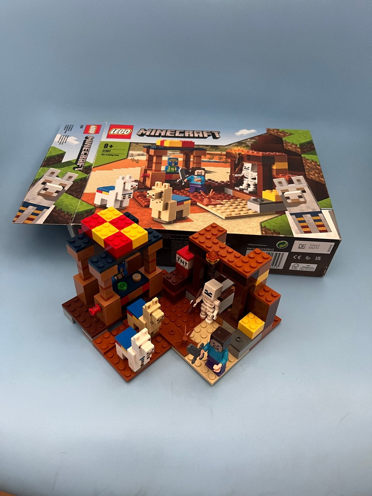 LEGO Minecraft 21167 De Handelspost - Zo goed als nieuw, Ophalen, Minecraft, Lego, Zo goed als nieuw