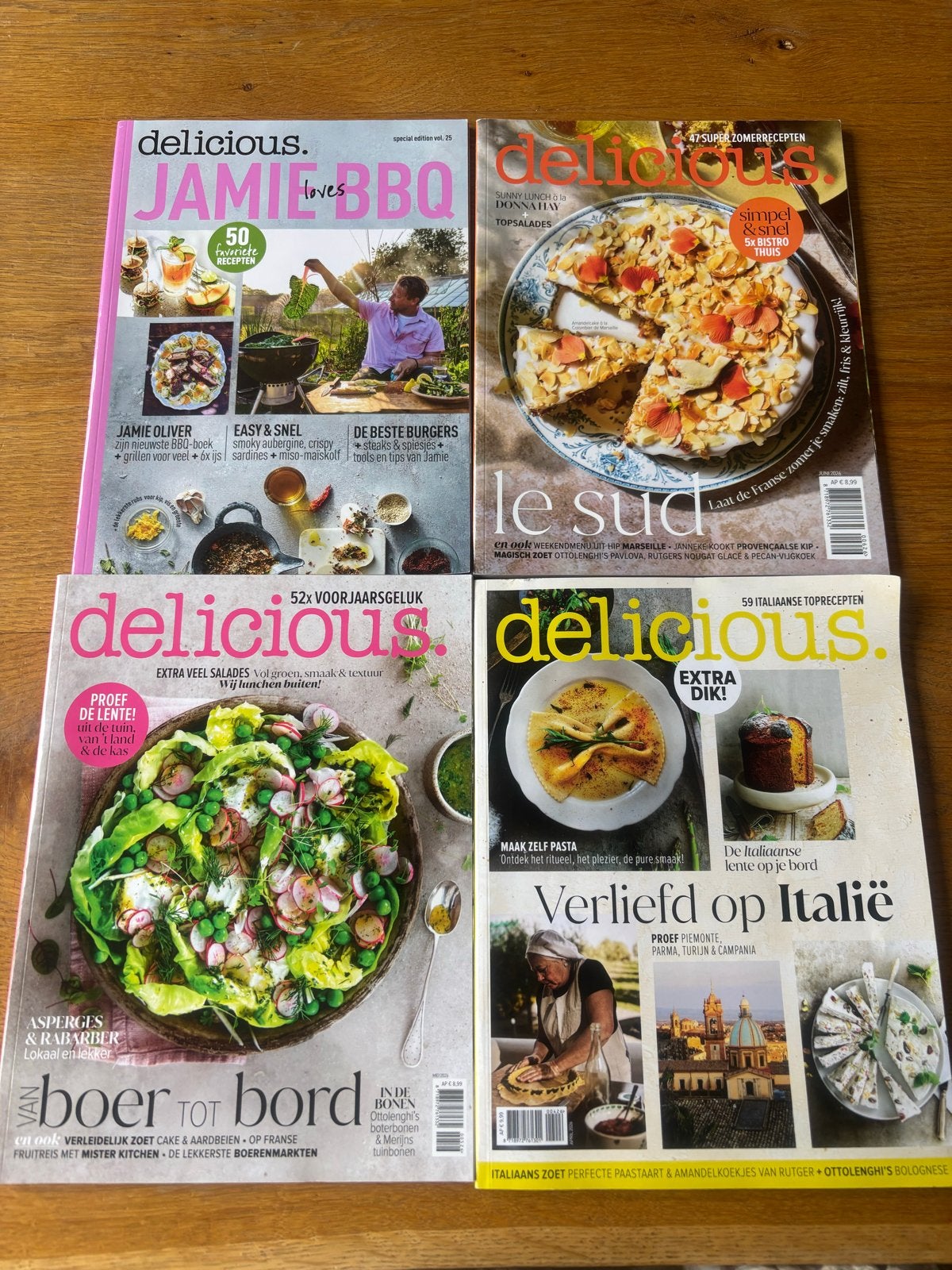 4x Delicious. Magazine - Kookinspiratie & Recepten, Ophalen of Verzenden, Zo goed als nieuw, Overige typen