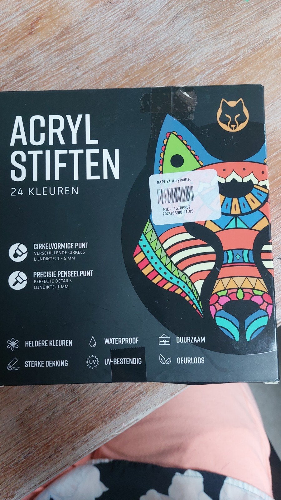 Acrylstiften dunne en dikke kant - Nieuw in verpakking, Ophalen of Verzenden, Nieuw, Overige typen