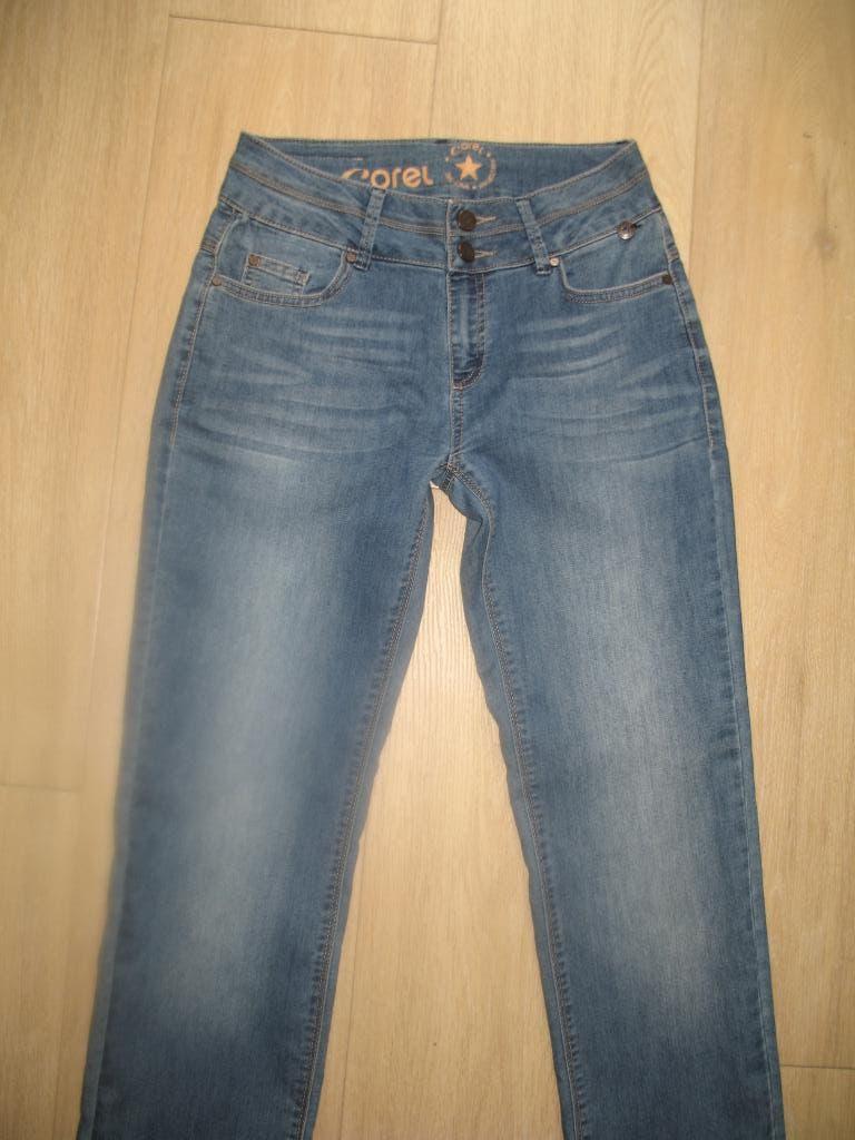 Corel Stretch Spijkerbroek Maat 36 * Ongedragen, Kleding | Dames, Broeken en Pantalons, Nieuw, Maat 36 (S), Blauw, Lang, Ophalen of Verzenden