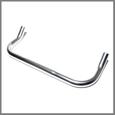 BLB - Bullhorn stuur / fietsstuur, 36cm, zilver, Stuur, Nieuw, Ophalen of Verzenden, BLB