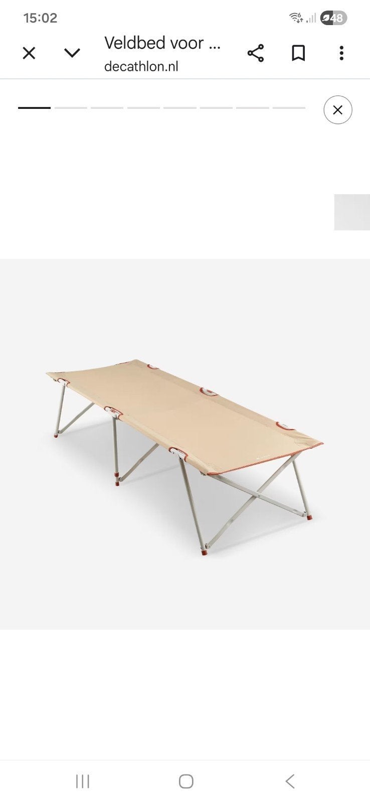 2x zgan. Decathlon Veldbedden - Ideaal voor Kamperen, Caravans en Kamperen, Kampeeraccessoires, Ophalen