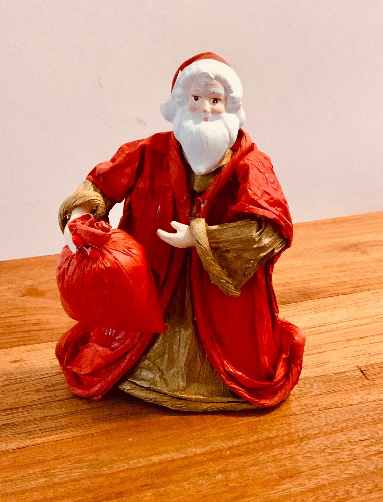 Set antieke vintage kerstmannen, Ophalen of Verzenden, Zo goed als nieuw