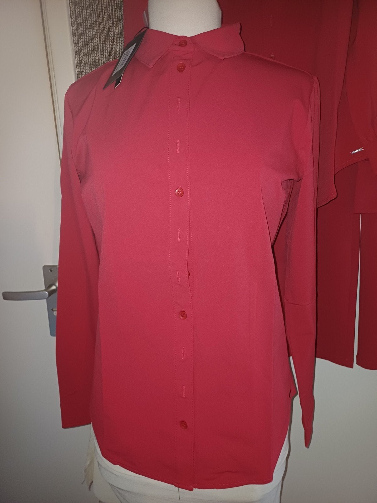 Mi piace travel blouse Dark Red - Maten S t/m XXL, Kleding | Dames, Mp, Maat 42/44 (L), Nieuw, Ophalen of Verzenden