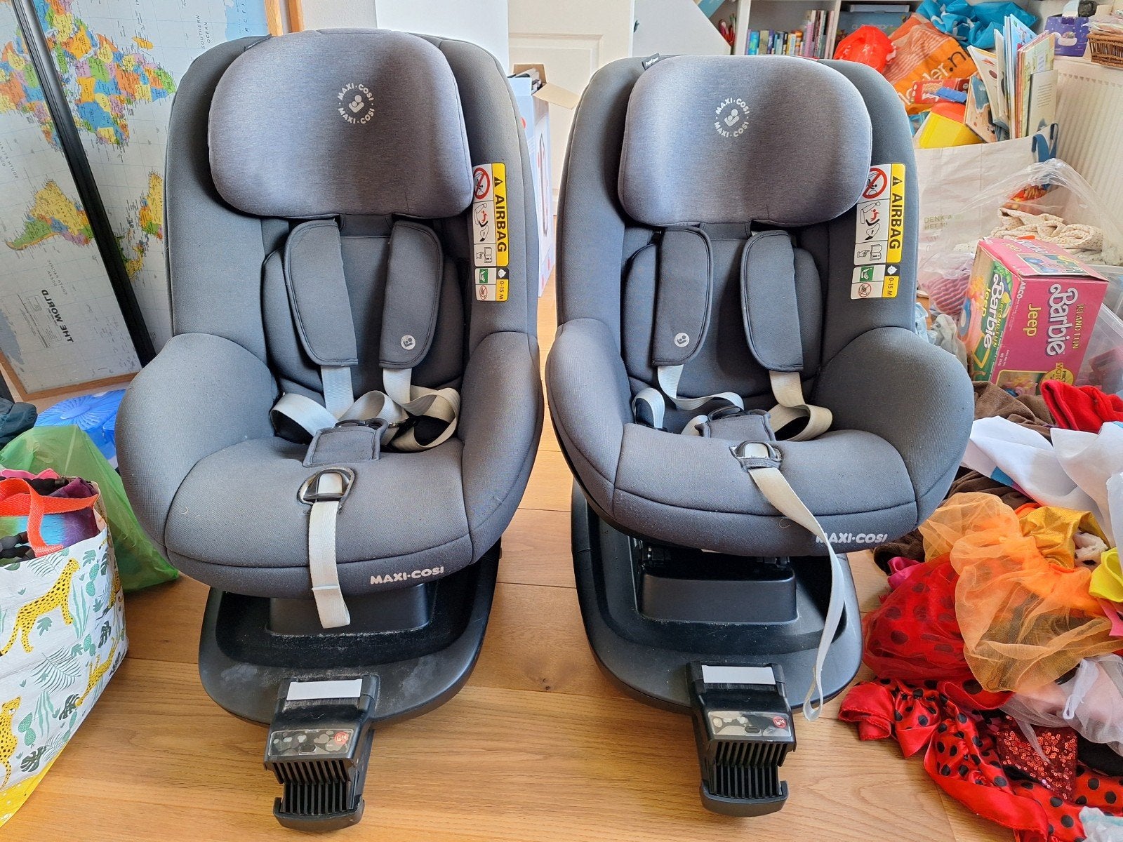 2x Maxi-Cosi Pearl autostoelen met Isofix, Ophalen, Maxi-Cosi, Isofix