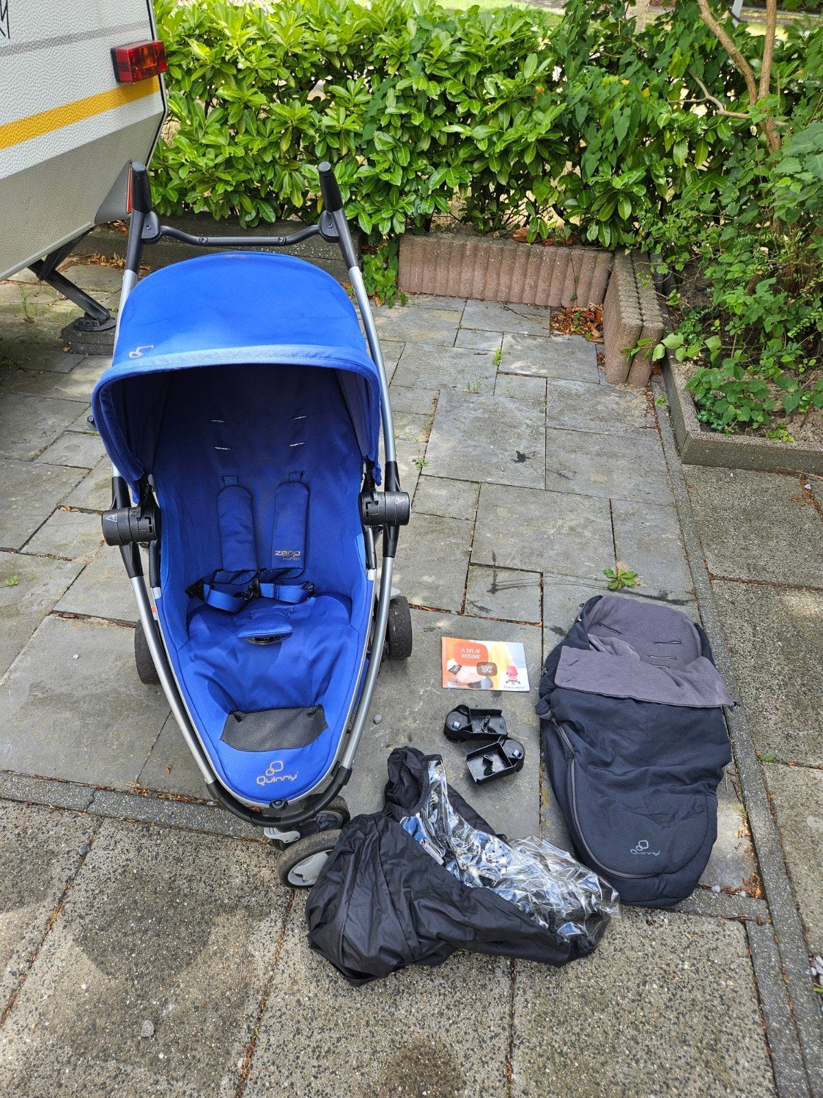 Quinny Zapp Xtra met voetenzak en Maxi-Cosi adapters, Kinderen en Baby's, Kinderwagens en Combinaties, Gebruikt, Quinny, Met autostoeltje