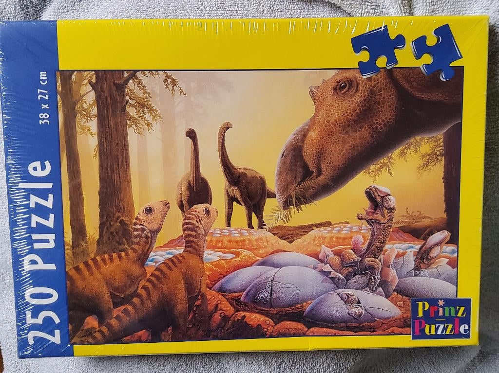 NIEUW, legpuzzel Dinosaurussen, 250 stukjes, Ophalen of Verzenden, Minder dan 500 stukjes, Nieuw, Legpuzzel