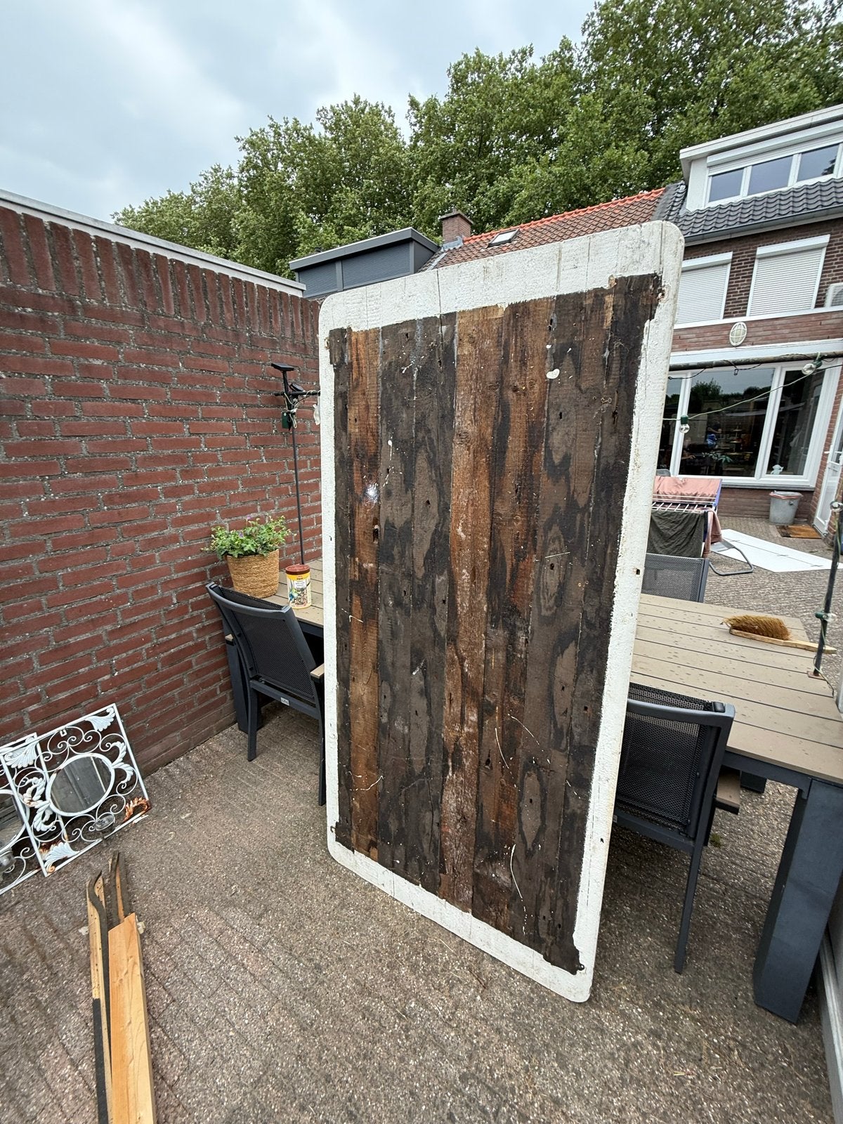 Oud tafelblad - robuust en veelzijdig, Ophalen