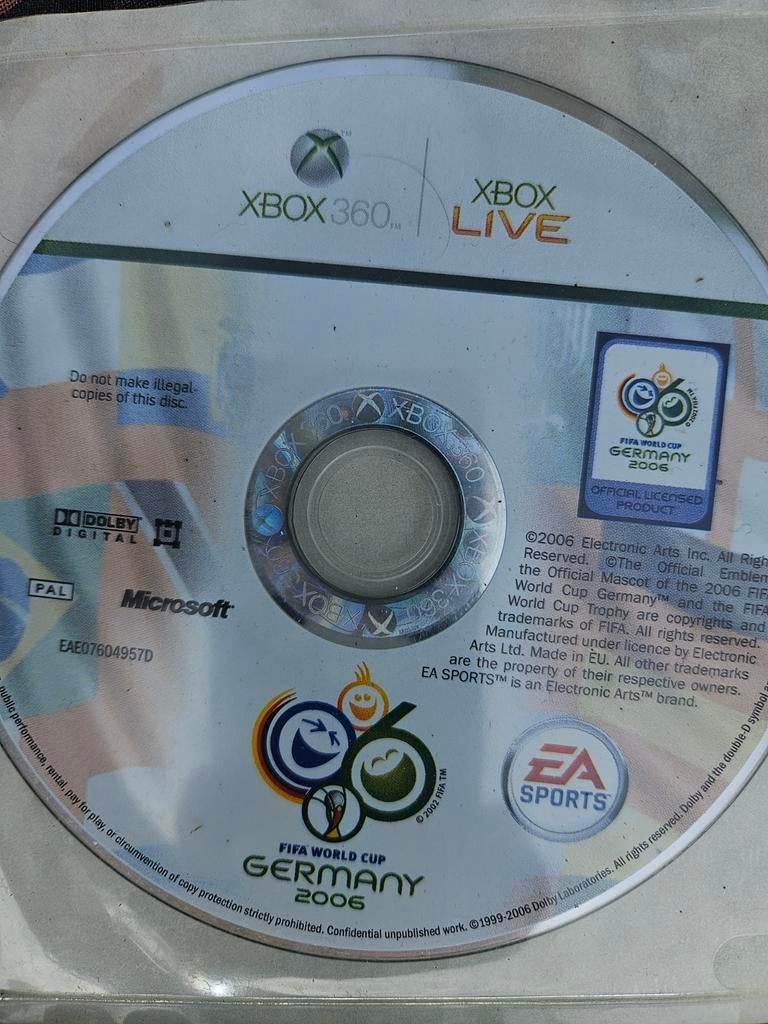 FIFA World Cup Germany 2006 - Xbox 360 Game, Gebruikt, 2 spelers, Ophalen of Verzenden, Eén computer