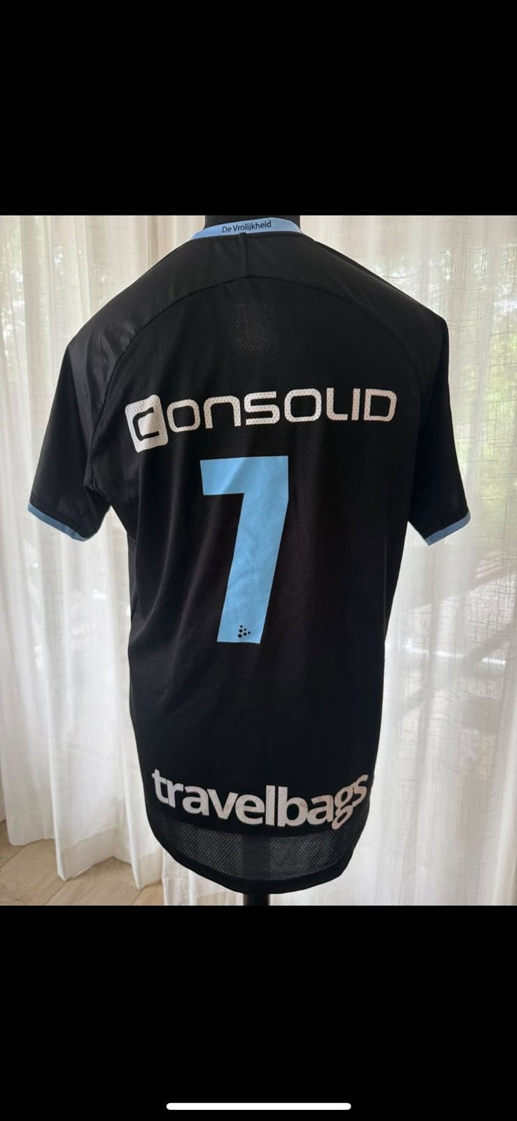 Matchworn vito van crooij pec zwolle, Kleding | Heren, Verzenden, Zo goed als nieuw, Blauw
