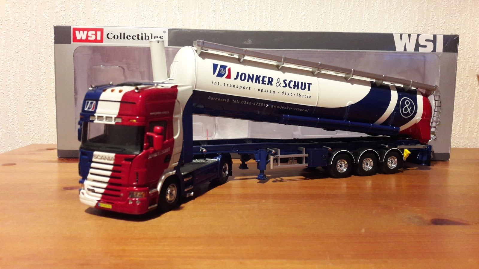 Wsi Scania Jonker en Schut Barneveld, Ophalen of Verzenden, Nieuw, Bus of Vrachtwagen, Wsi