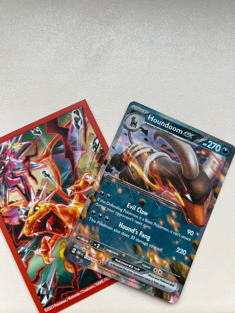 Pokemon kaar houndoom ex, Ophalen, Zo goed als nieuw