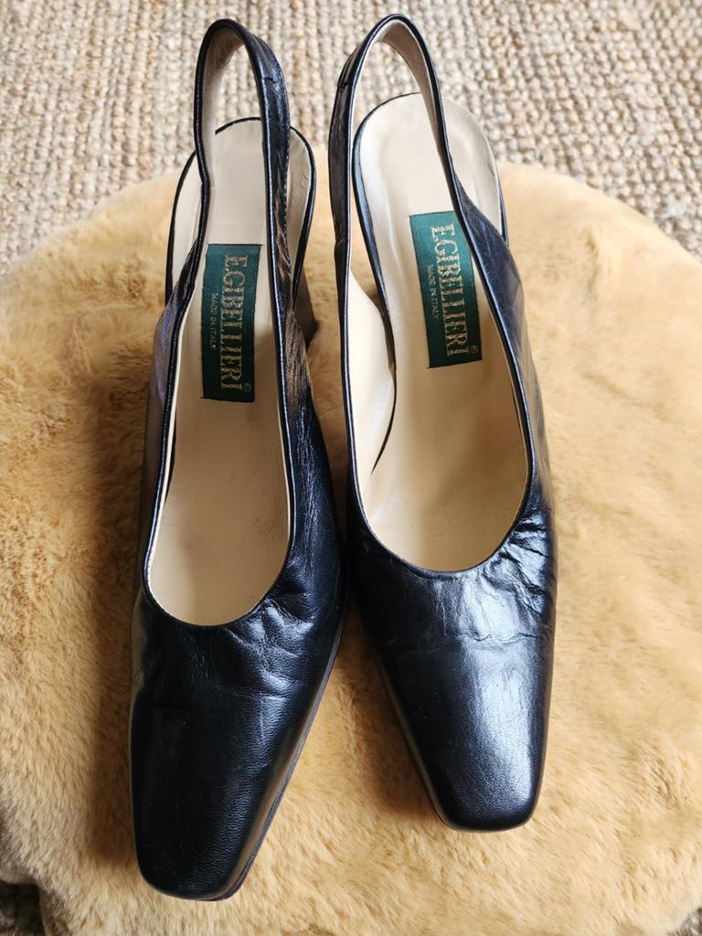 Leren zwarte schoenen, maat 39, Kleding | Dames, Schoenen, Schoenen met lage hakken, Zwart, Ophalen of Verzenden, Gedragen