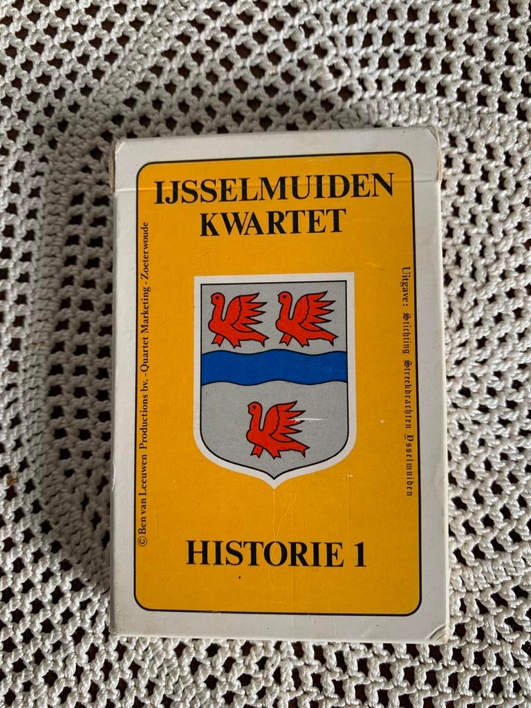 Stedenkwartet IJSSELMUIDEN HISTORIE 1 Vintage, Ophalen of Verzenden, Zo goed als nieuw, Kwartet(ten)