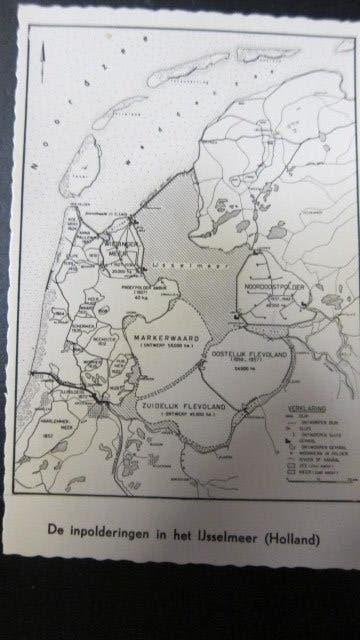 Inpoldering van het IJsselmeer, Ophalen of Verzenden, 1940 tot 1960, Ongelopen, Flevoland