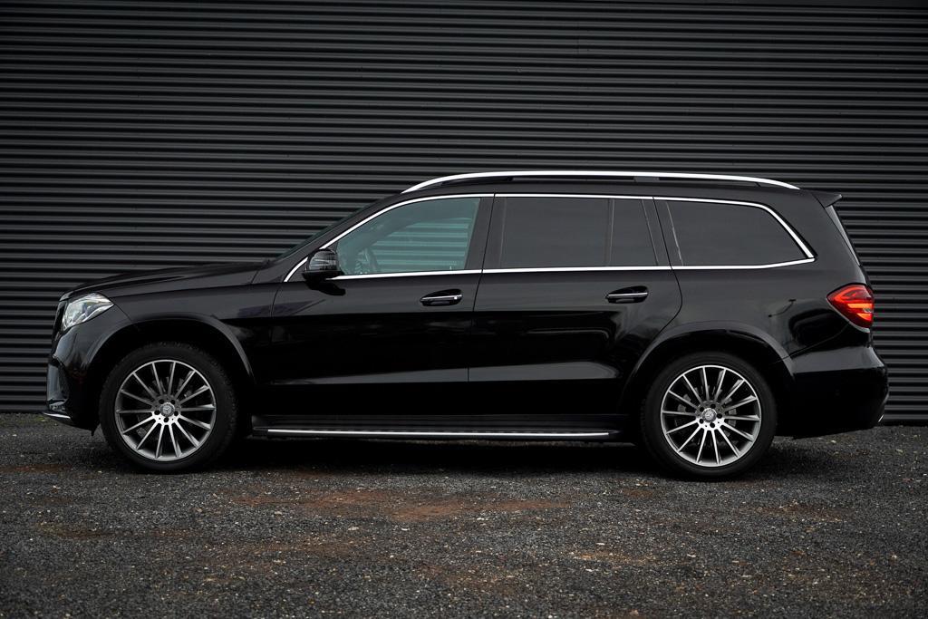 Mercedes-Benz GLS 500 4MATIC AMG / Pano / 7 Pers / B&O / Luc, Auto's, Gebruikt, 7 stoelen, Zwart, Bedrijf