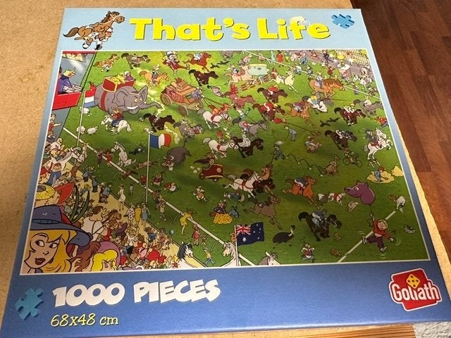 Thats life puzzel, Ophalen, 500 t/m 1500 stukjes, Zo goed als nieuw, Legpuzzel