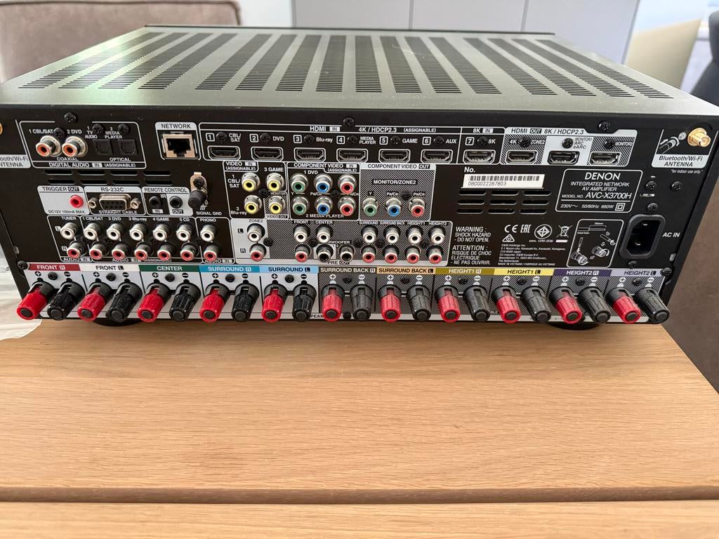 Denon AVC-X3700H AV-receiver met 9x 180W en 8K/HDCP2.3, Ophalen, Overige systemen, Denon, Zo goed als nieuw