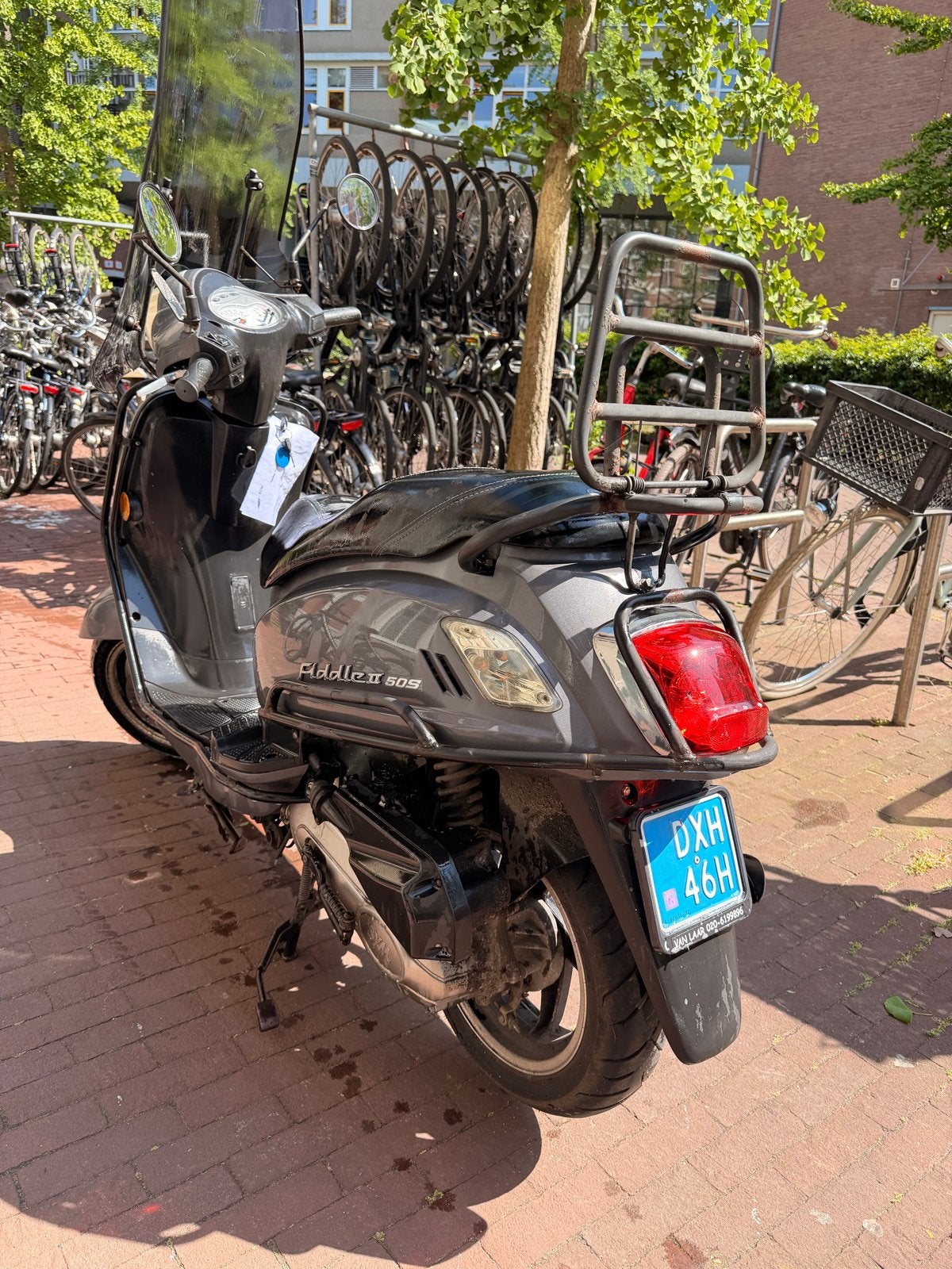 SYM Fiddle 2019 van 1e eigenaar, alles werkend, Fietsen en Brommers, Scooters | SYM, Ophalen, Gebruikt, Benzine, Fiddle