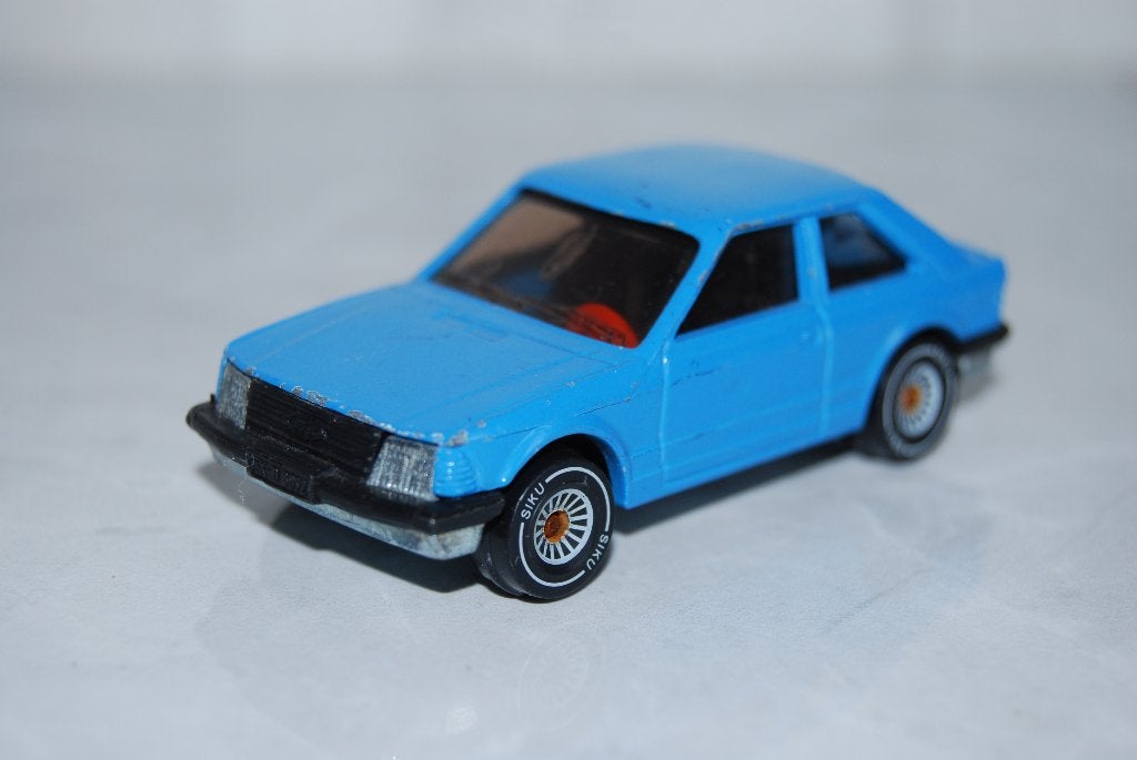 Siku Ford Escort GL Blauw, Hobby en Vrije tijd, Ophalen of Verzenden, Gebruikt, Auto, SIKU