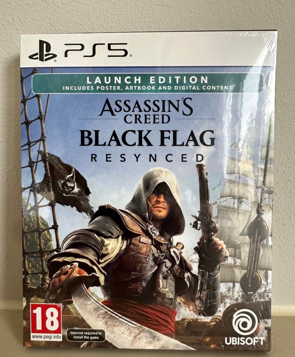Assassin's Creed Black Flag Resynced PS5 Launch Edition, Online, Vanaf 18 jaar, 1 speler, Nieuw