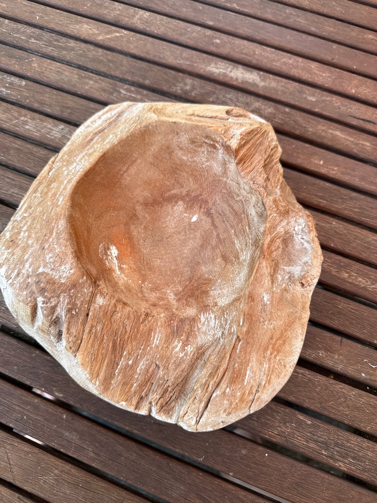 Unieke decoratieve schaal van drijfhout, Ophalen of Verzenden