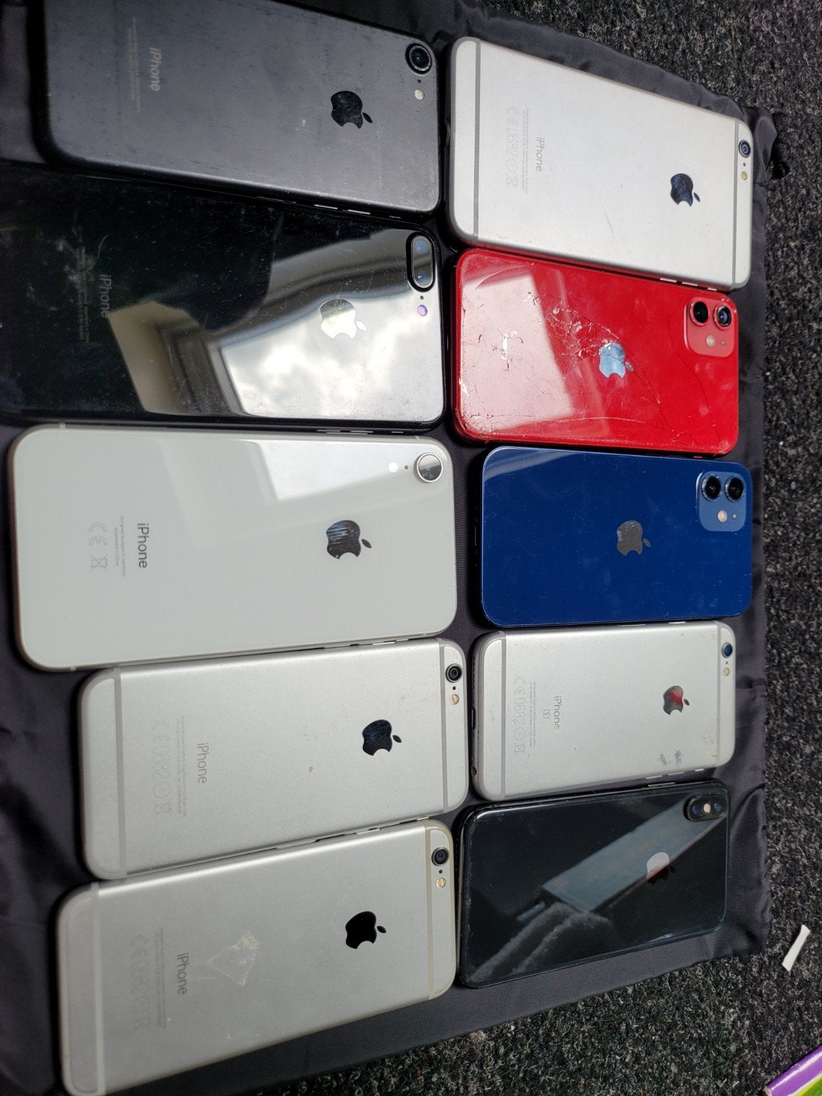 Diverse iPhone modellen - Verschillende condities, Telecommunicatie, Mobiele telefoons | Apple iPhone, Ophalen of Verzenden, Zwart