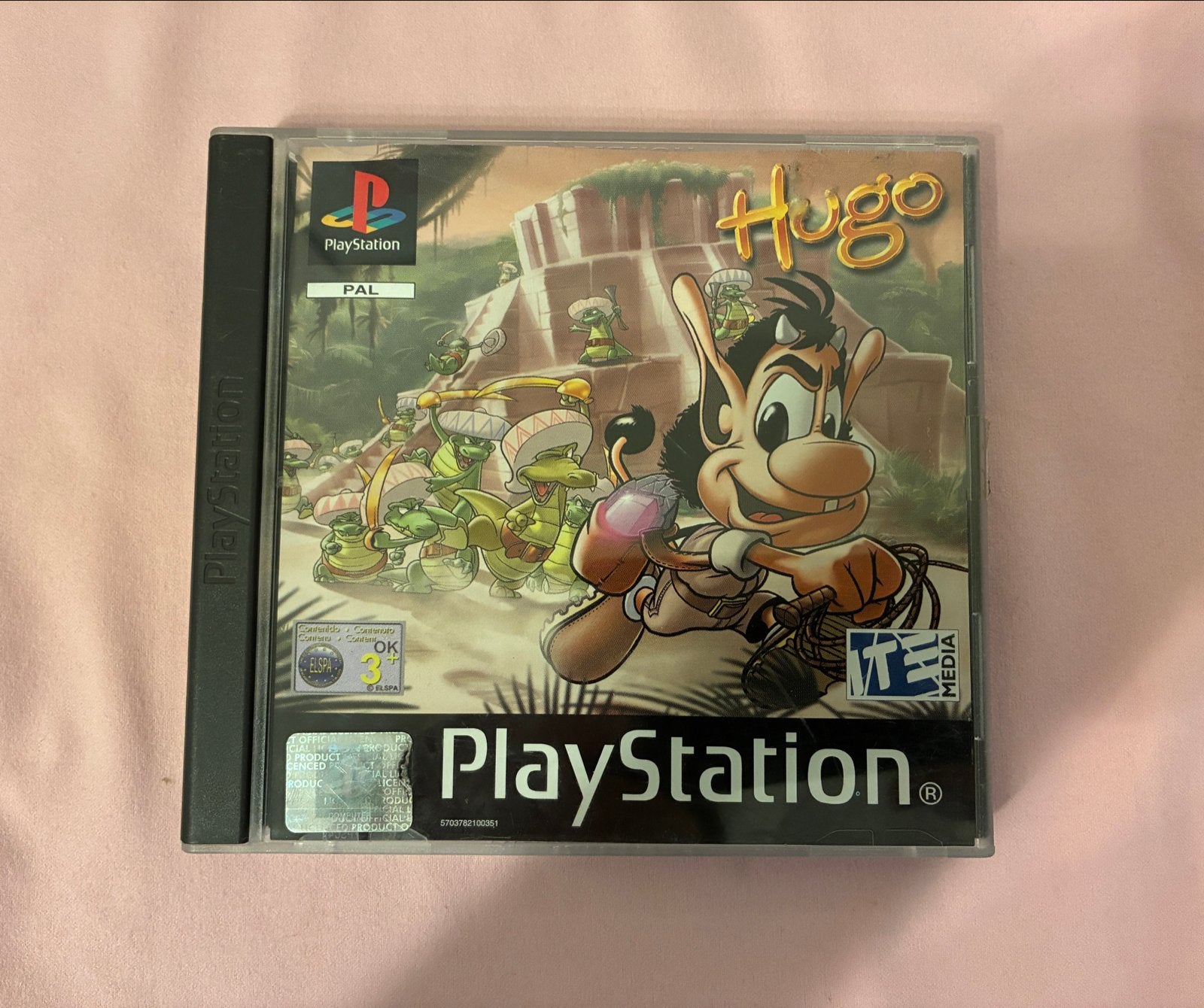 Hugo PlayStation 1 PS1 Game - Goede Staat, Spelcomputers en Games, Games | Sony PlayStation 1, Avontuur en Actie, Gebruikt, 1 speler