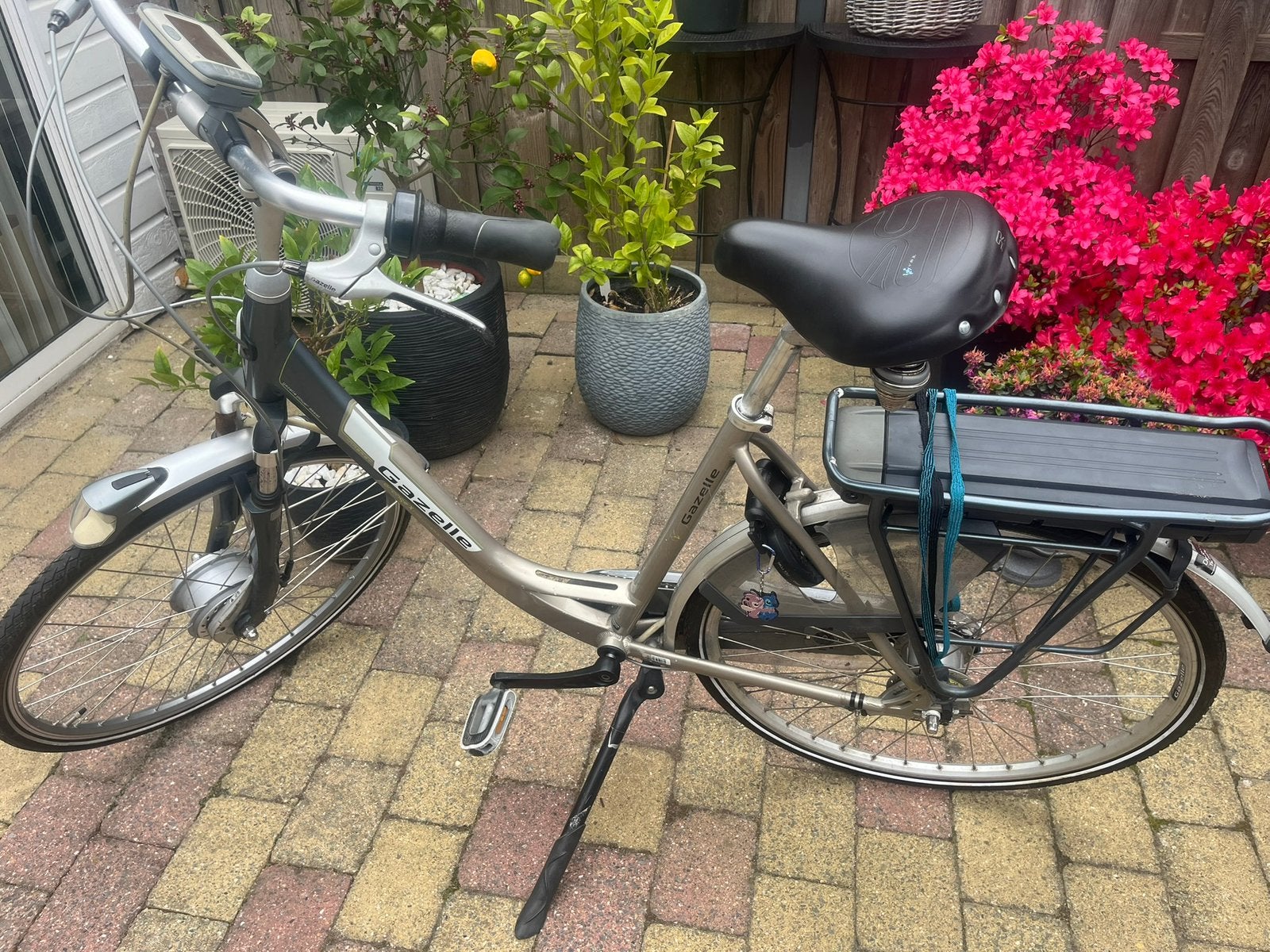 Elektrische Gazelle fiets, Ophalen, Gebruikt, Afzuiger
