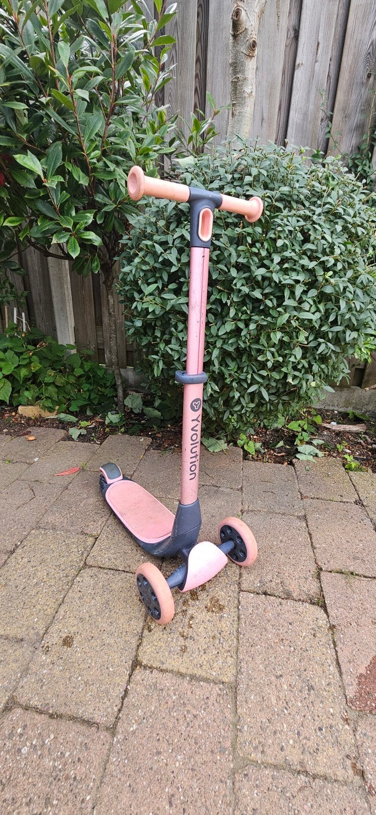 Yvolution driewieler roze step voor kinderen, Ophalen, Gebruikt, Gewone step, Yvolution